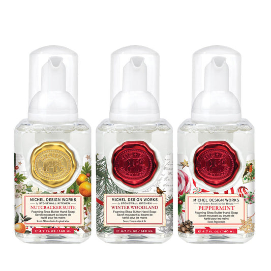 Michel Design Works - Mini Foaming Hand Soap Set of 3 - Wintertime Whimsy