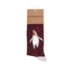 Clearance - Mens Socks - Wrendale - Christmas Penguin