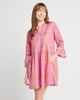 Jude Connally - Faith Dress - Bamboo Lattice - Flamingo Pink - Findlay Rowe Designs