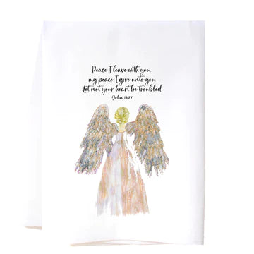 Cora and Pate - Towel - Peace Angel - Findlay Rowe Designs