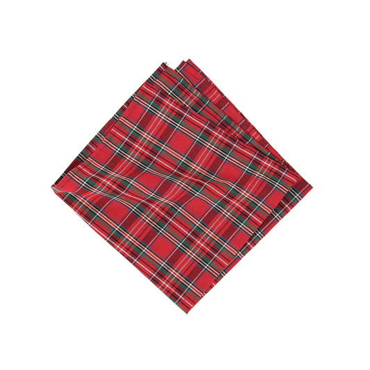 Napkin - Red Plaid - Cloth - Findlay Rowe Designs