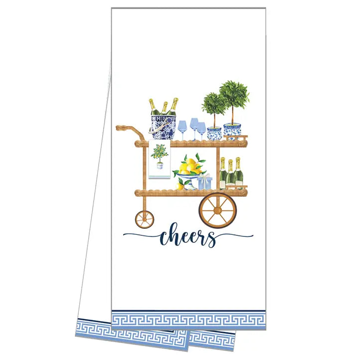 Towel - Bar Cart Tea Towel - Findlay Rowe Designs