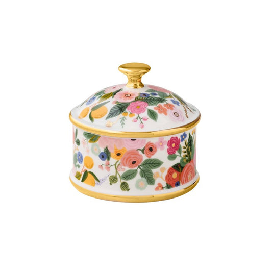 Rifle Paper Co. - Round Porcelain Box - Garden Party