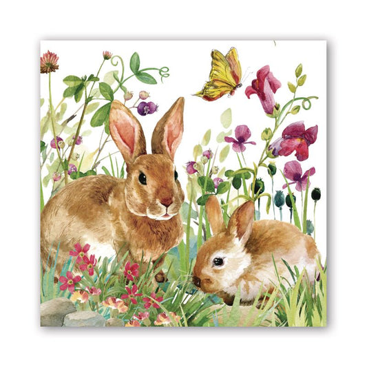 Michel Design Works - Luncheon Napkin - Bunny Meadow