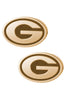 Georgia Bulldogs 24K Gold Plated Stud Earrings - Findlay Rowe Designs