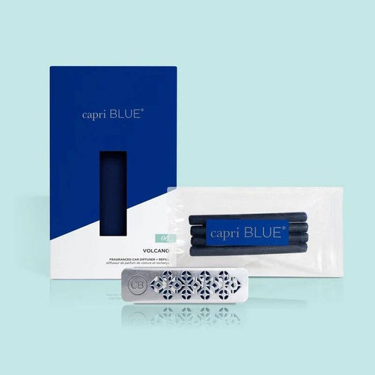 Capri Blue - Car Diffuser + Refill - Volcano - Findlay Rowe Designs