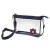 Small Clear Stadium Crossbody - Auburn - Findlay Rowe Designs