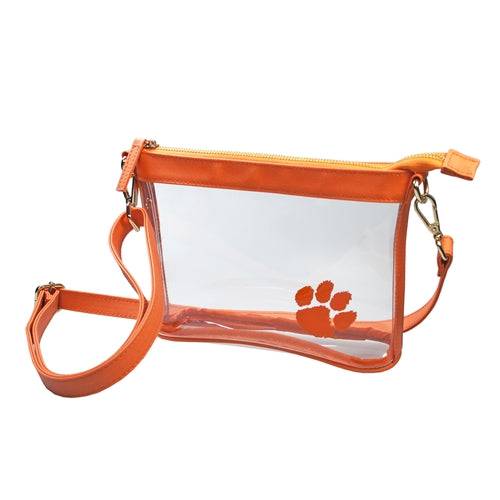 Small Clear Stadium Crossbody - Clemson