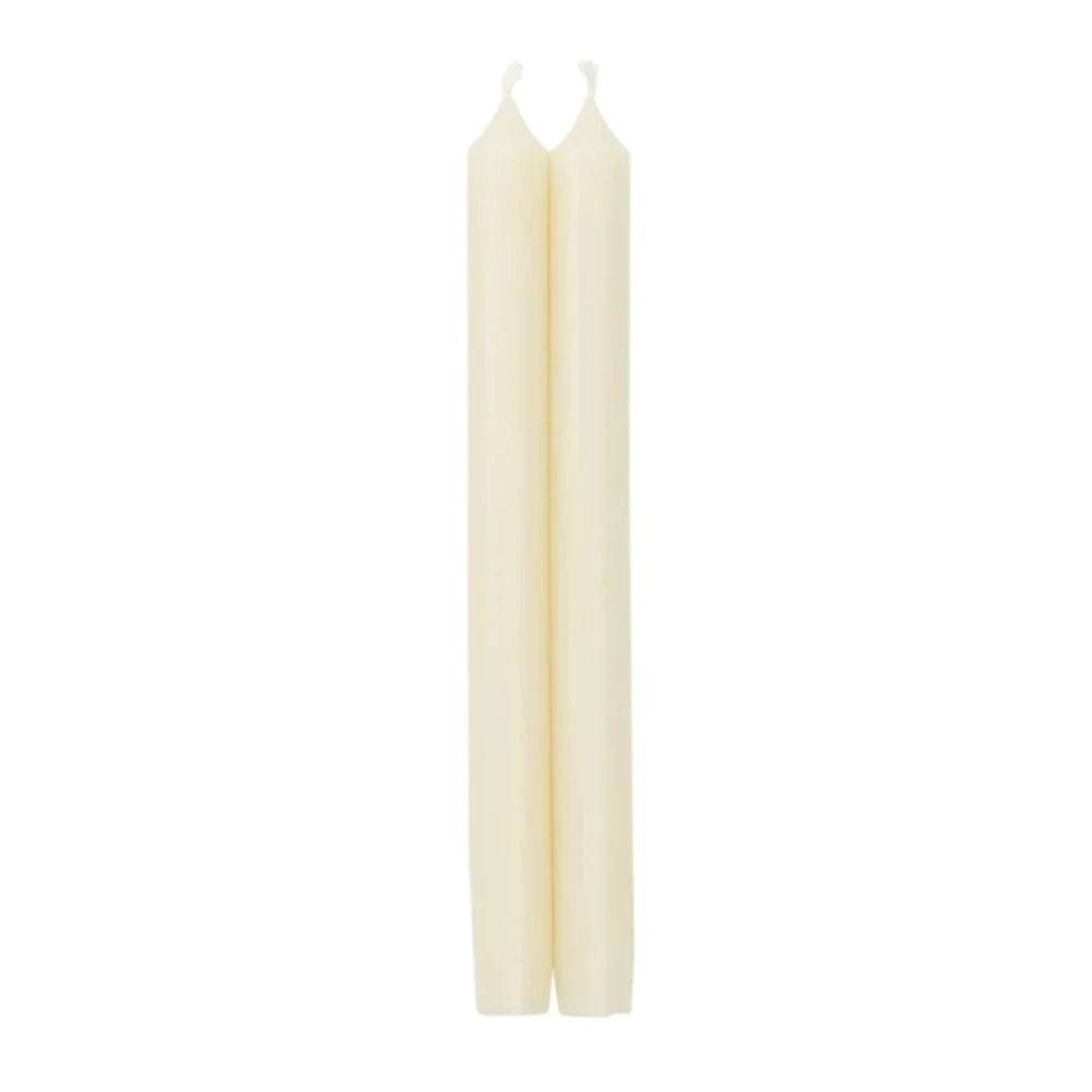 Caspari - Straight Taper 10in Candles in Ivory - Findlay Rowe Designs