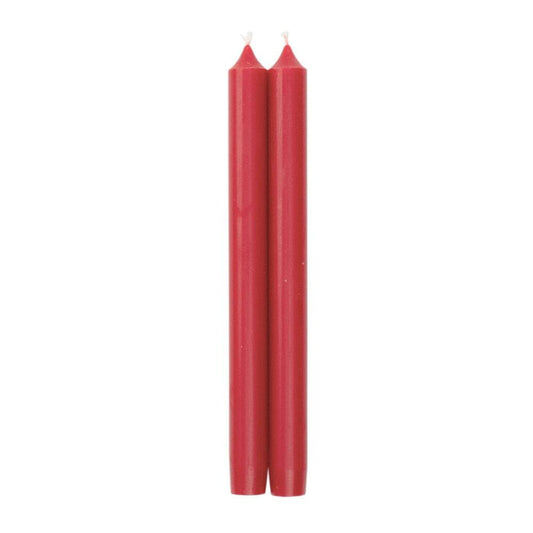 Caspari - Straight Taper 10" Candles in Red - Findlay Rowe Designs