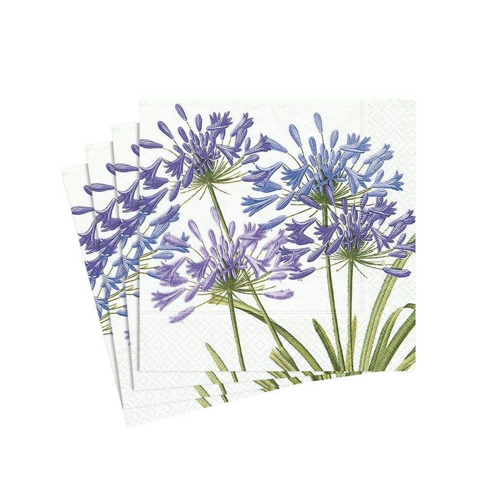 Caspari - Cocktail Napkins - Agapanthus - Findlay Rowe Designs