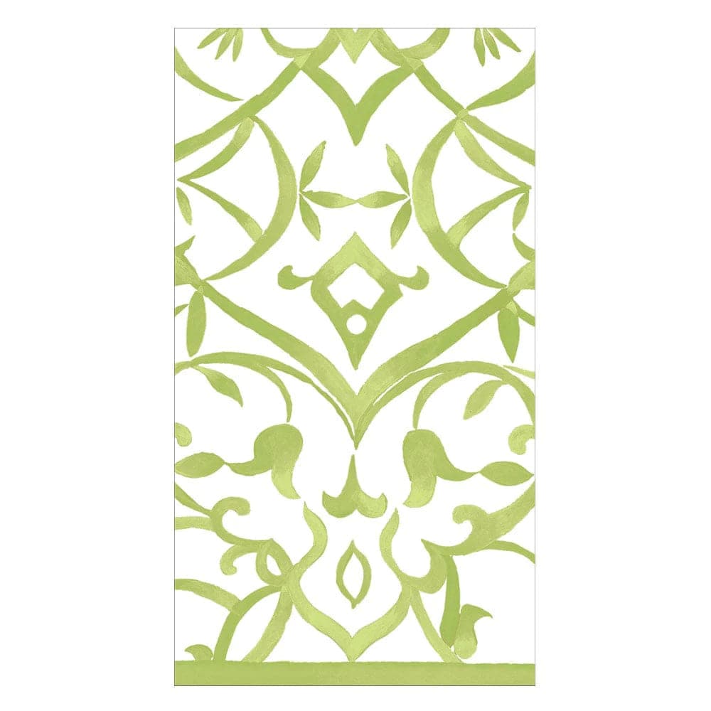 Caspari - Guest Towel Napkins - Algrave - Moss - Findlay Rowe Designs