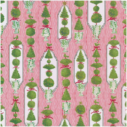 Caspari - Wrapping Paper - Eloise Red - Findlay Rowe Designs