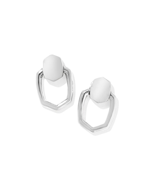 Kendra Scott - Earring - Kaia Open Frame - Silver