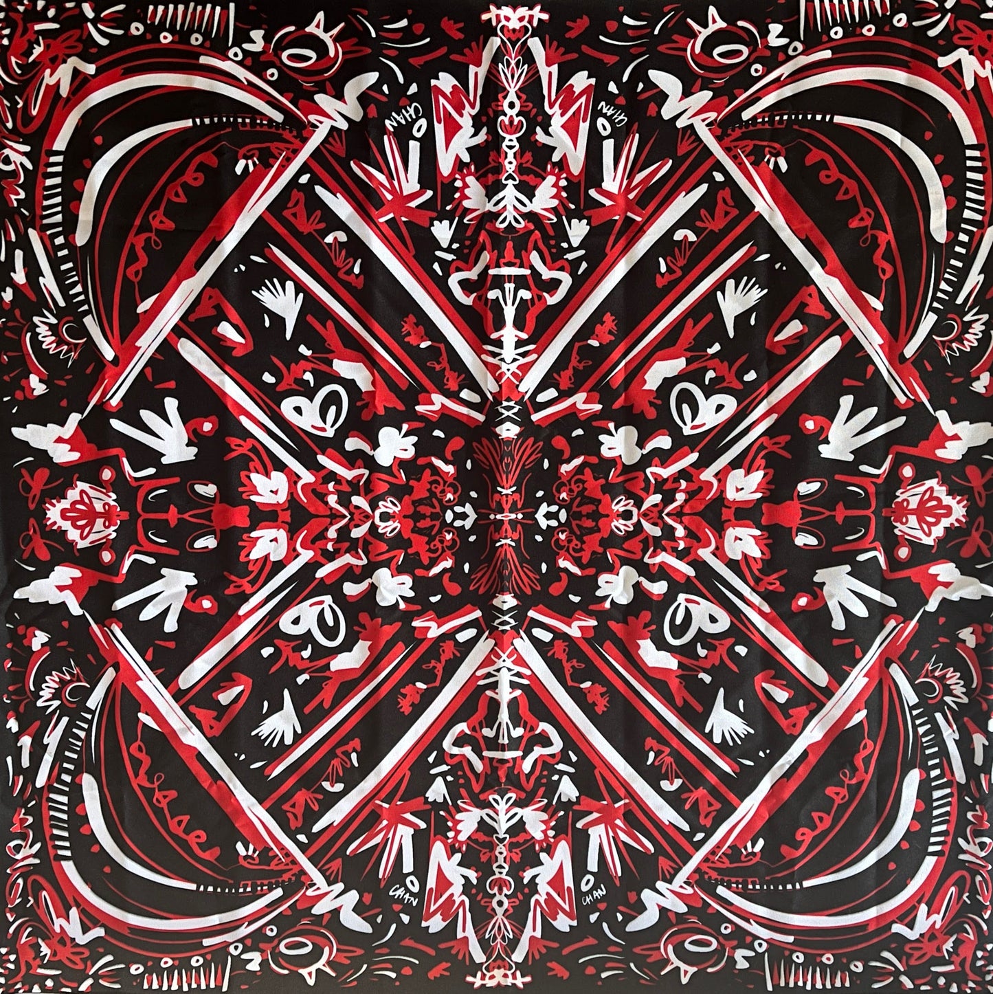 Chan Art - UGA Arch Chandana Bandana - Findlay Rowe Designs