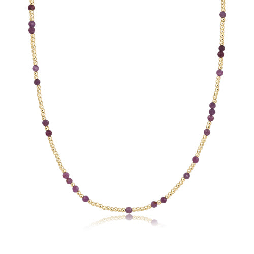 Enewton - 15 inch Choker - Hope Unwritten Gemstone - Ruby - Findlay Rowe Designs