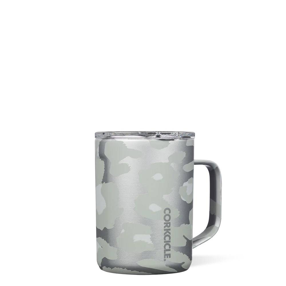 Corkcicle - 16oz Coffee Mug - Exotic Snow Leopard - Findlay Rowe Designs