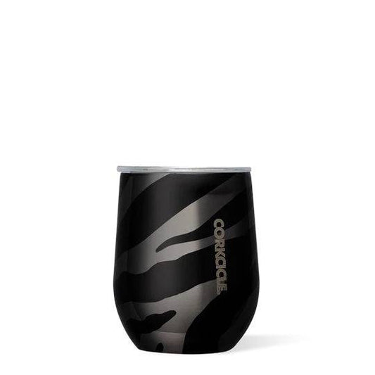 Corkcicle - 12oz Stemless - Exotic Luxe Zebra - Findlay Rowe Designs