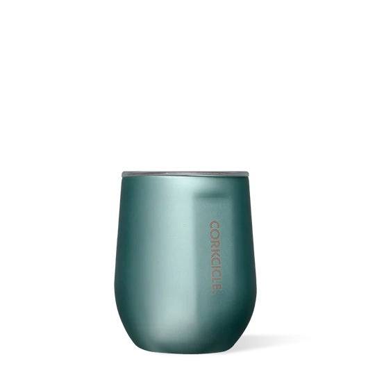 Corkcicle - 12oz Stemless - Metallic Jade - Findlay Rowe Designs