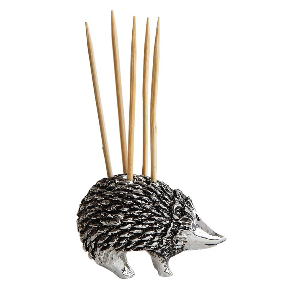 Toothpick Holder - Pewter Hedgehog - Findlay Rowe Designs