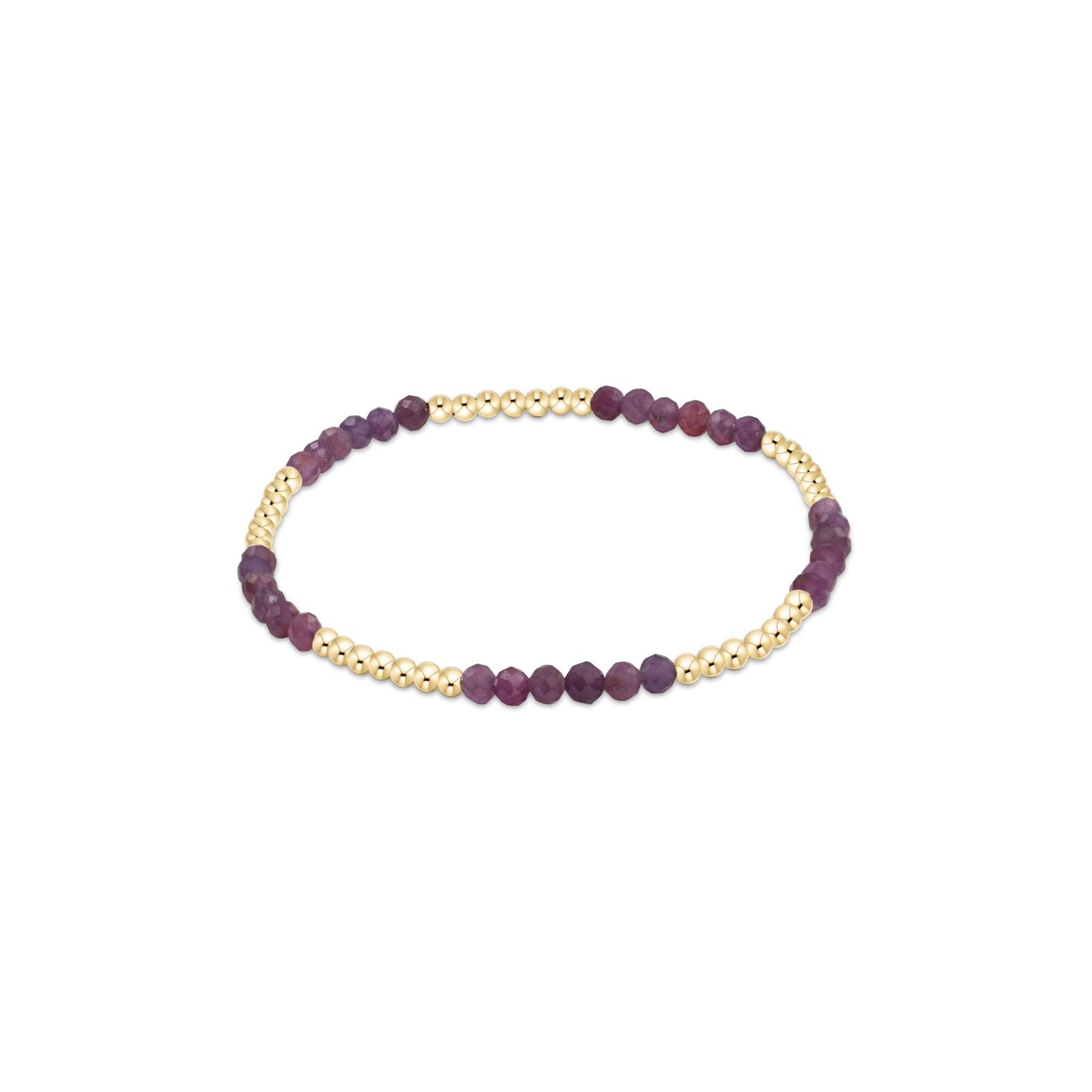 Enewton - Blissful Pattern 2.5mm Bead Bracelet - Ruby