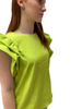 Lime Ruffled Sleeve Blouse - Findlay Rowe Designs