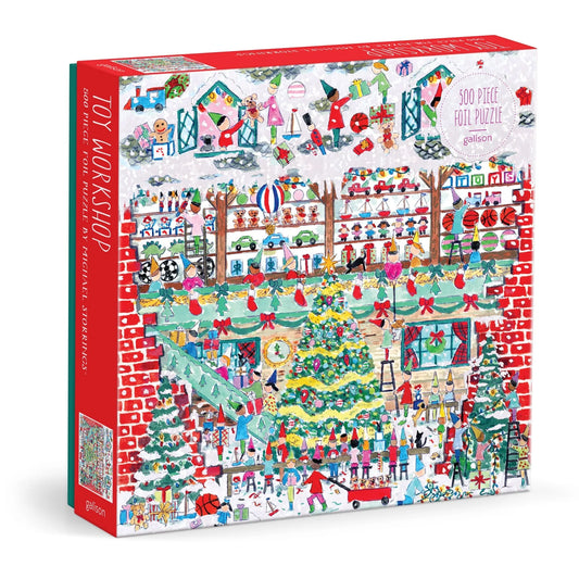 Michael Storrings - Toy Workshop - 500 Piece Foil Puzzle