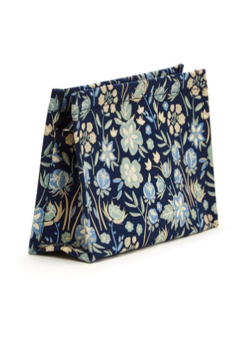 Blue Floral Multipurpose Pouch - Findlay Rowe Designs