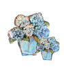 Lauren Dunn - Acrylic Art - Hydrangea - Blue - Findlay Rowe Designs