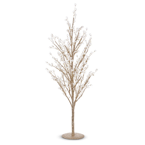 Glittered Tree With Jewels - 26 Inch