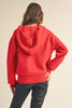 Top - Georgia Sweater Hoodie - Red - Findlay Rowe Designs