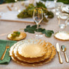 Vietri - Baroque Glass Salad Plate - Gold - Findlay Rowe Designs