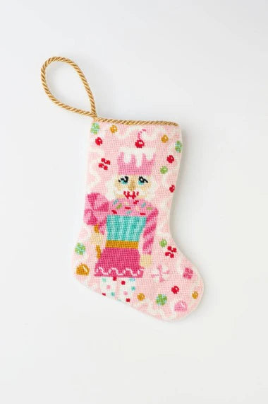 Ornament - Bauble Stocking - Sugary Sweet Nutcracker in Pink