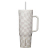 Corkcicle - Cruiser 40oz - Wavy Checkerboard - Neutrals