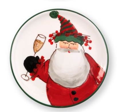 Vietri - Old St. Nick Cocktail Plates - Findlay Rowe Designs