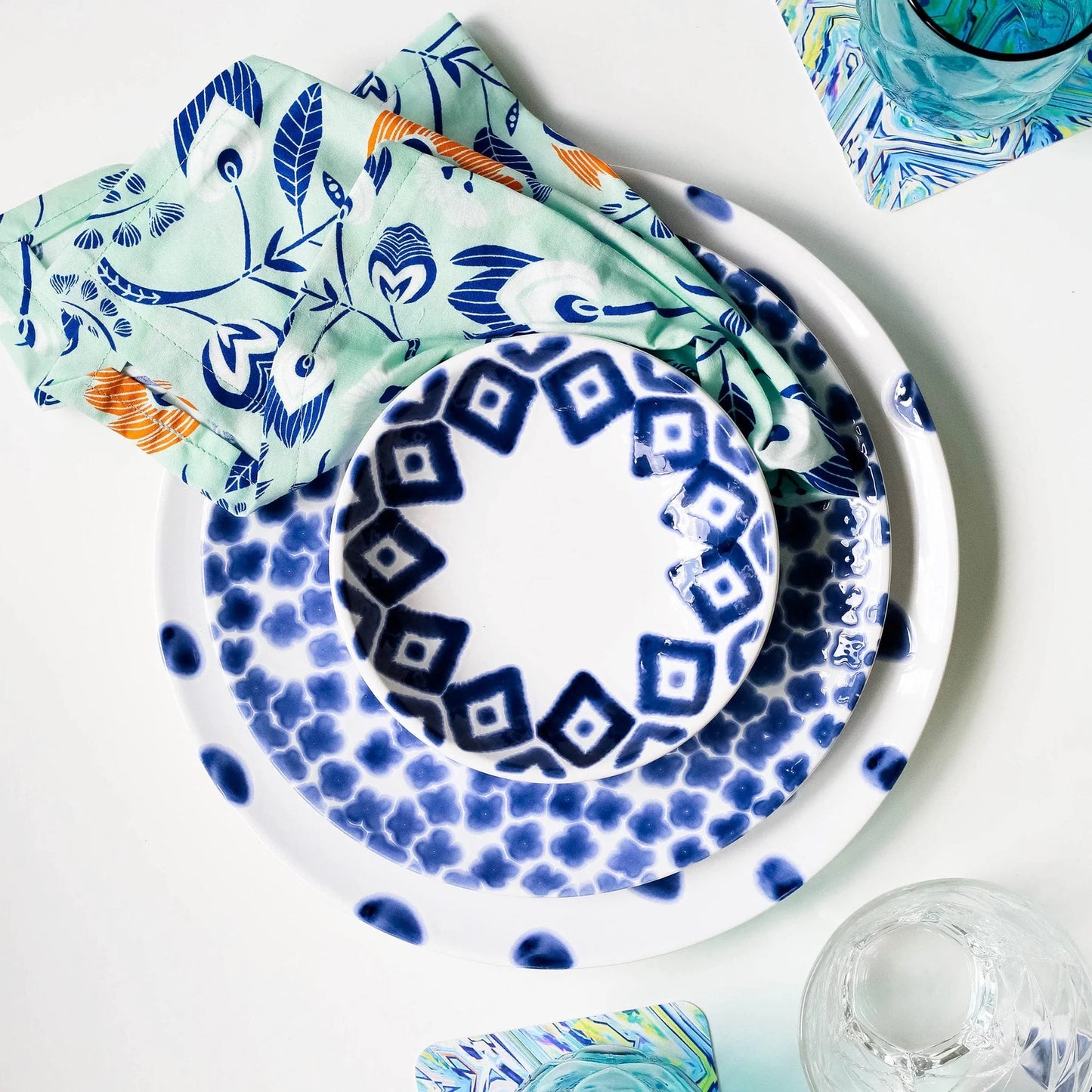 Vietri - Santorini Dinner Plate - Findlay Rowe Designs