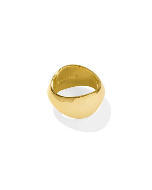 Kendra Scott - Ring - Kaia Band - Gold - Size 7