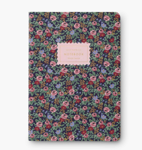 Rifle Paper Co - Notebooks Stitched - Set of 3 Rosa