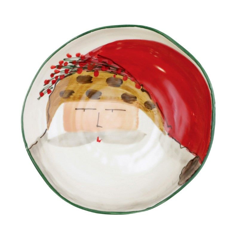 Vietri - Old St. Nick Pasta Bowl - Animal Hat - Findlay Rowe Designs