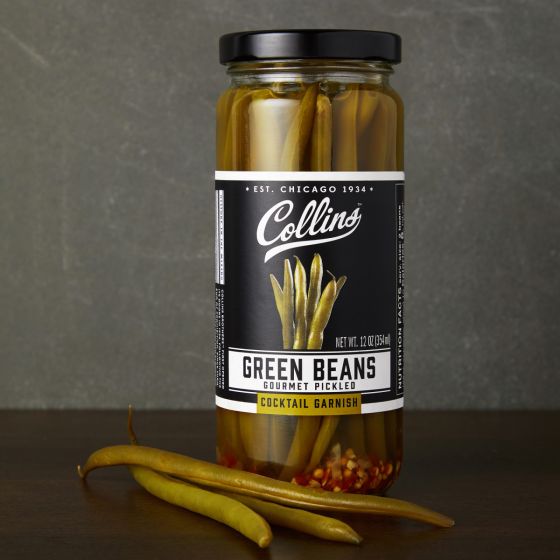 Collins - 12 oz. Gourmet Pickled Green Beans - Findlay Rowe Designs