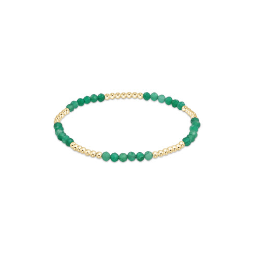 Enewton - Blissful Pattern 2.5mm Bead Bracelet - Green Onyx - Findlay Rowe Designs