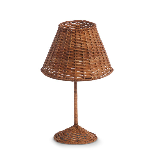 Woven Candle Holder with Shade - 17in