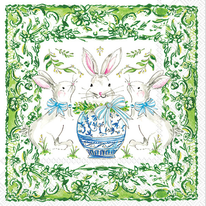 Easter Bunnies Luncheon Napkins - Findlay Rowe Designs