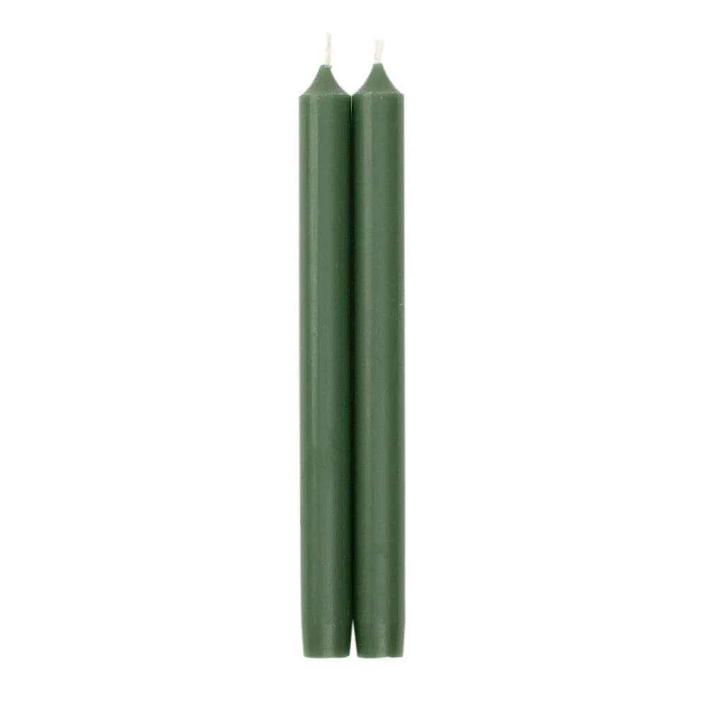 Caspari - Straight Taper 10in Candles - Hunter Green - Findlay Rowe Designs