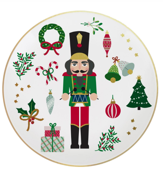 Appetizer Plate - Nutcracker Drummer