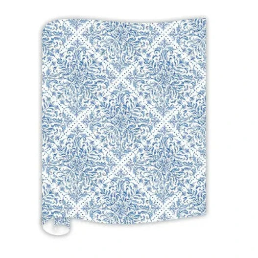 Table Runner - Blue Filigree - Findlay Rowe Designs