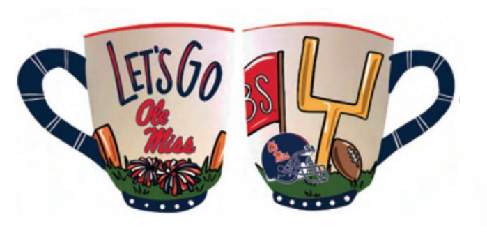 Glory Haus - Lets Go Mug - Ole Miss - Findlay Rowe Designs