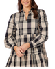 Dress - Shannon Tan Plaid - Findlay Rowe Designs