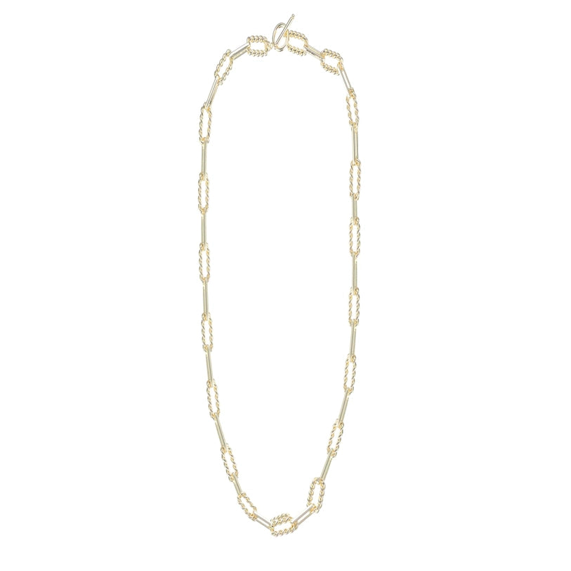 Natalie Wood - Necklace - She's Spicy - Mini Chain Link - Gold