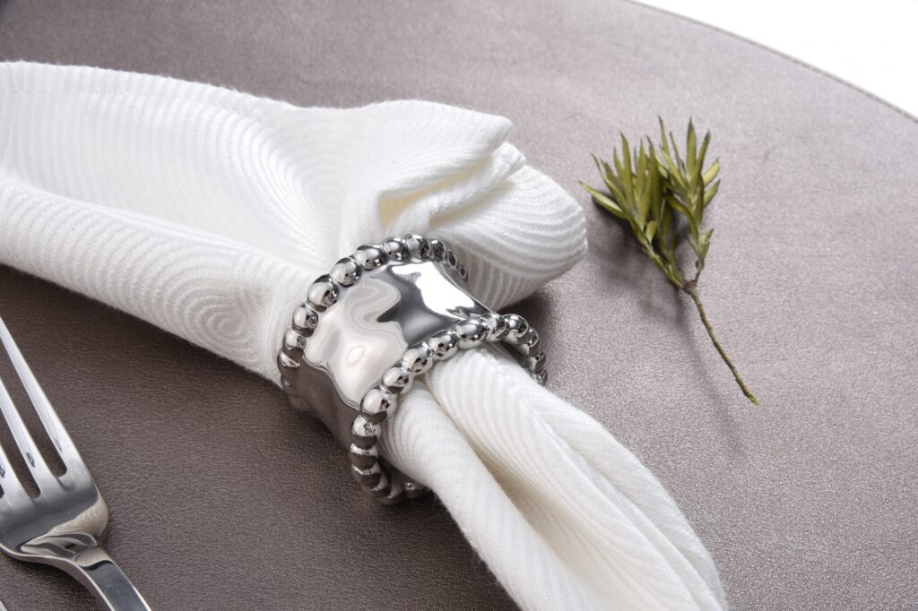 Pampa Bay- Verona Silver Napkin Rings - Findlay Rowe Designs